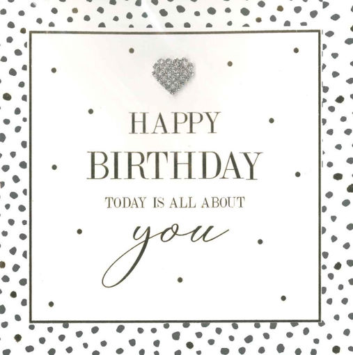 Picture of HAPPY BIRTHDAY TODAY IS ALL ABOUT YOU CARD